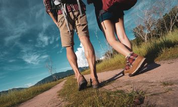 Wandern auf dem grünen Vulkan