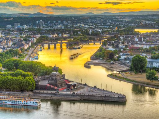 3 Tage romantischer Urlaub am Rhein im Hotel Wyndham Garden Lahnstein in Koblenz